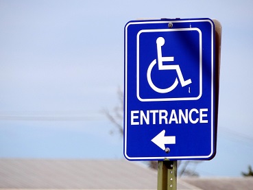 Handicap Entrance Sign